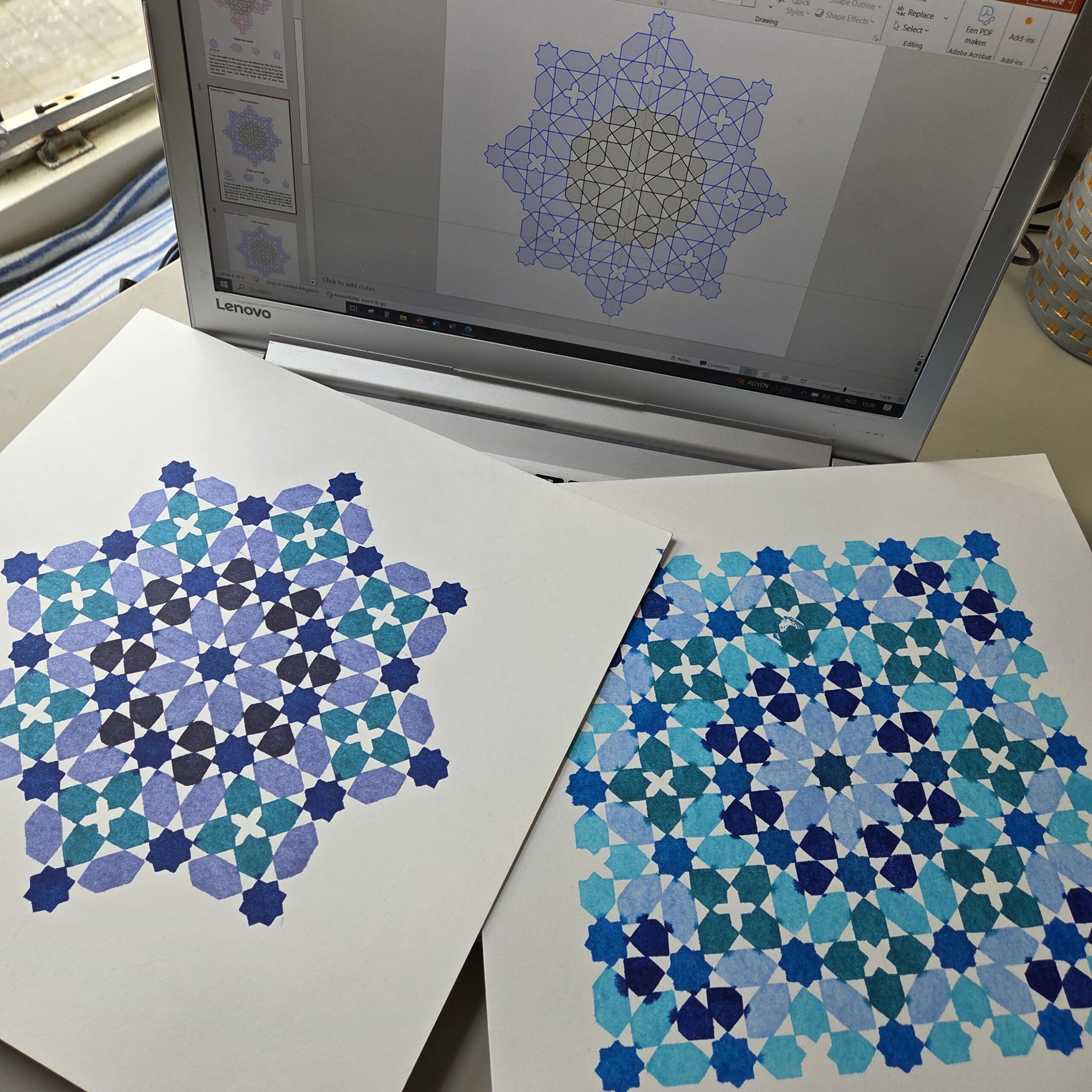 Zellige Pattern Templates