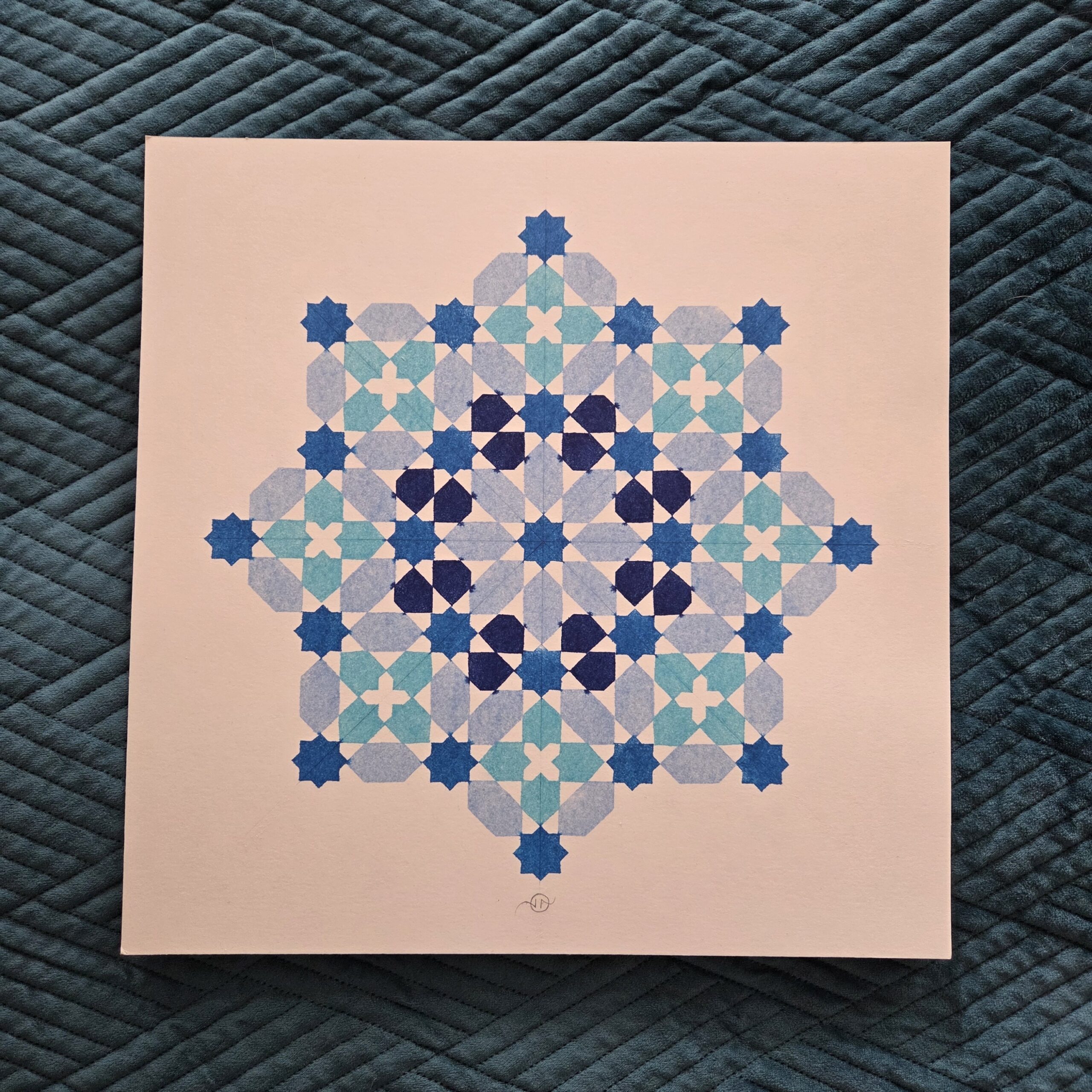 Khatam Block Print